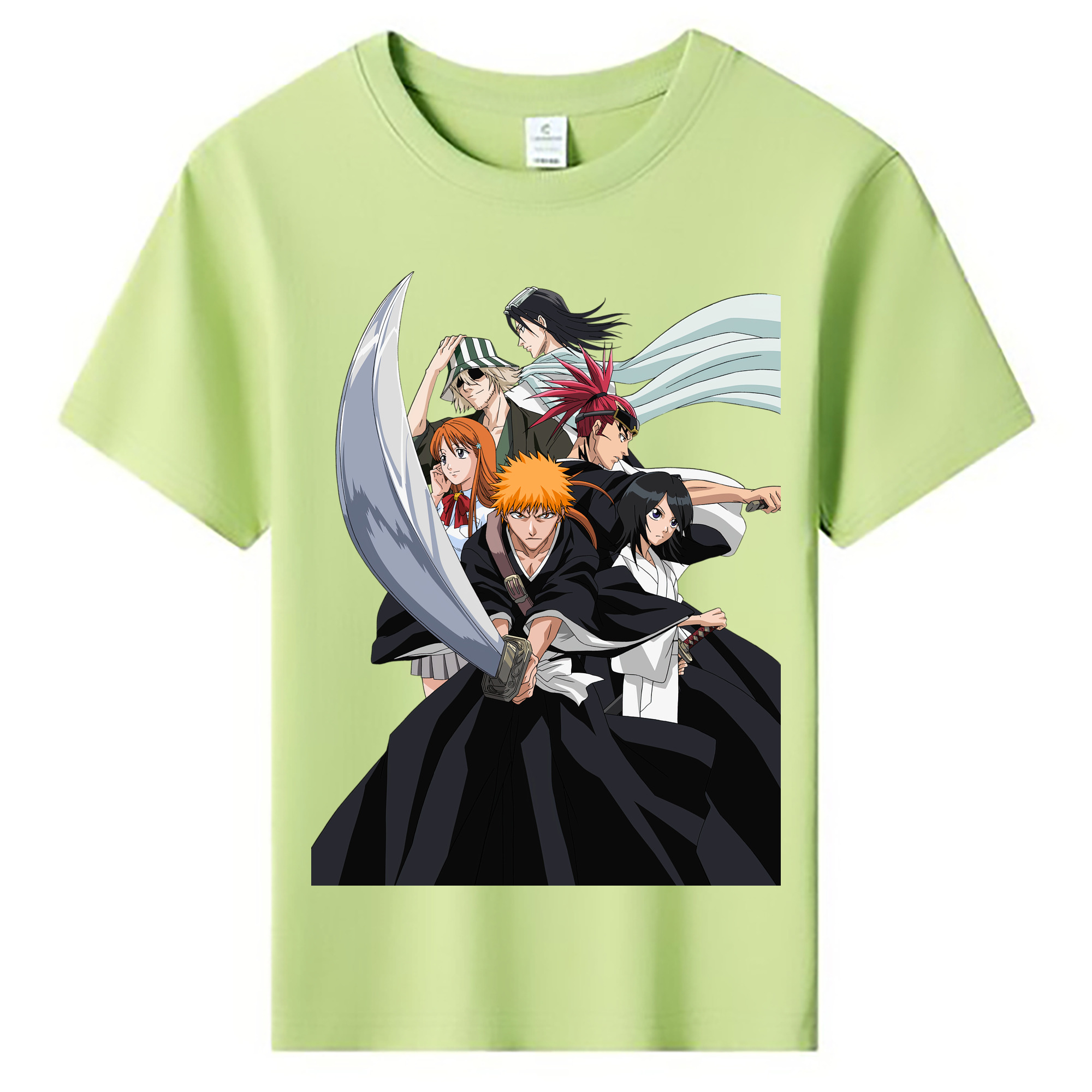（画像用） ブリーチ 黒崎一護（くろさき いちご）BLEACH Kurosaki Ichigo 綿100％キッズTシャツ（フロントプリント）